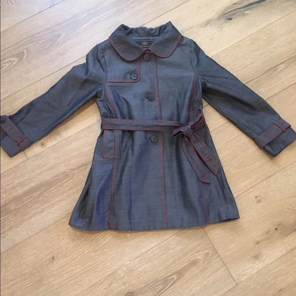 Tocca NWOT Chambray Trench Coat 5